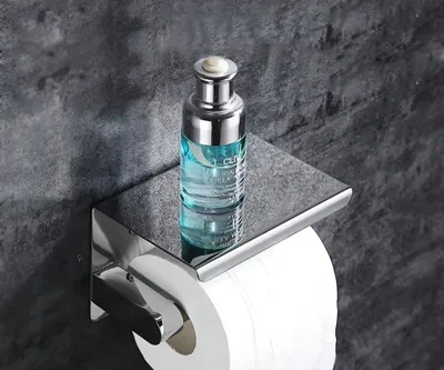 Toilet Paper Holder - Stainless 370g