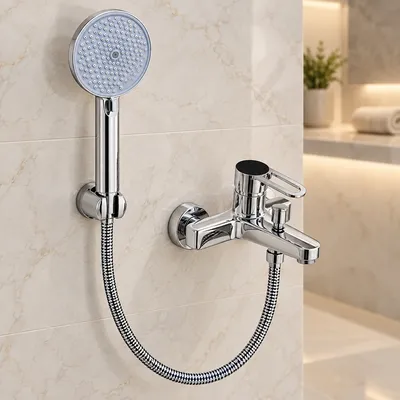 Zinc Faucet & Shower Set - Chrome Variant 1