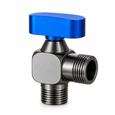 Angle Valve - 1/2 - ½″ Blue/Black