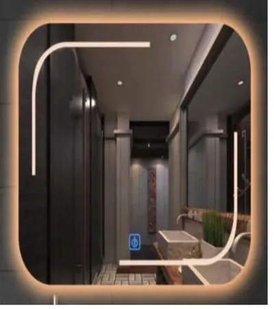 LED Bathroom Mirror 800x600mm - Square
