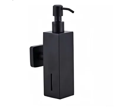 Stainless Steel Soap Dispenser - Black