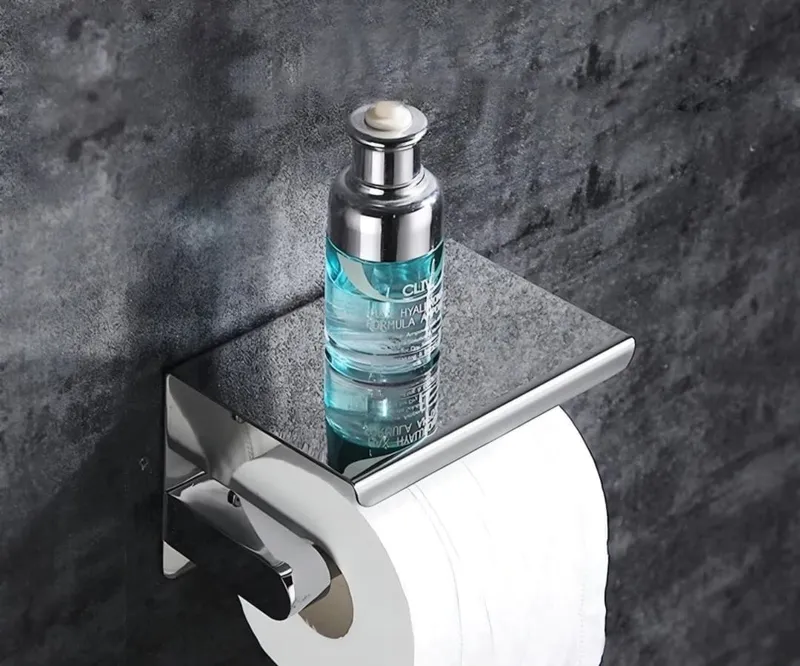 Toilet Paper Holder - Stainless 370g