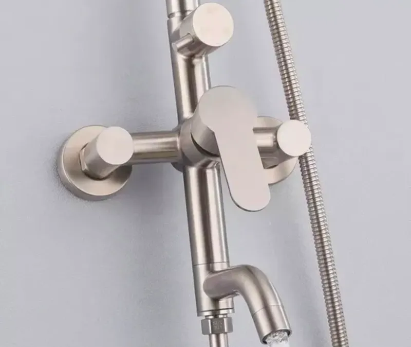 Stainless Shower Set - Matte
