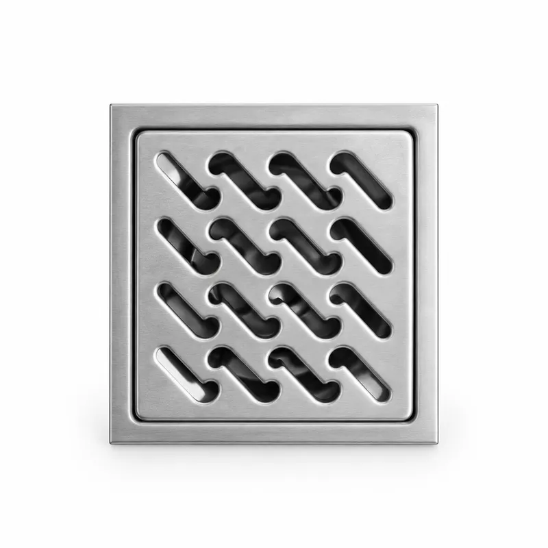 Shower Drain — Diagonal Floor Drain 10x10