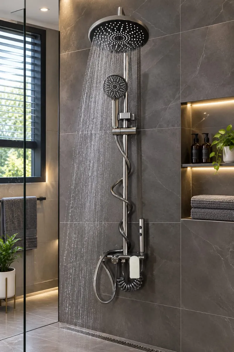 Modern Shower Sets — Square Shower Set