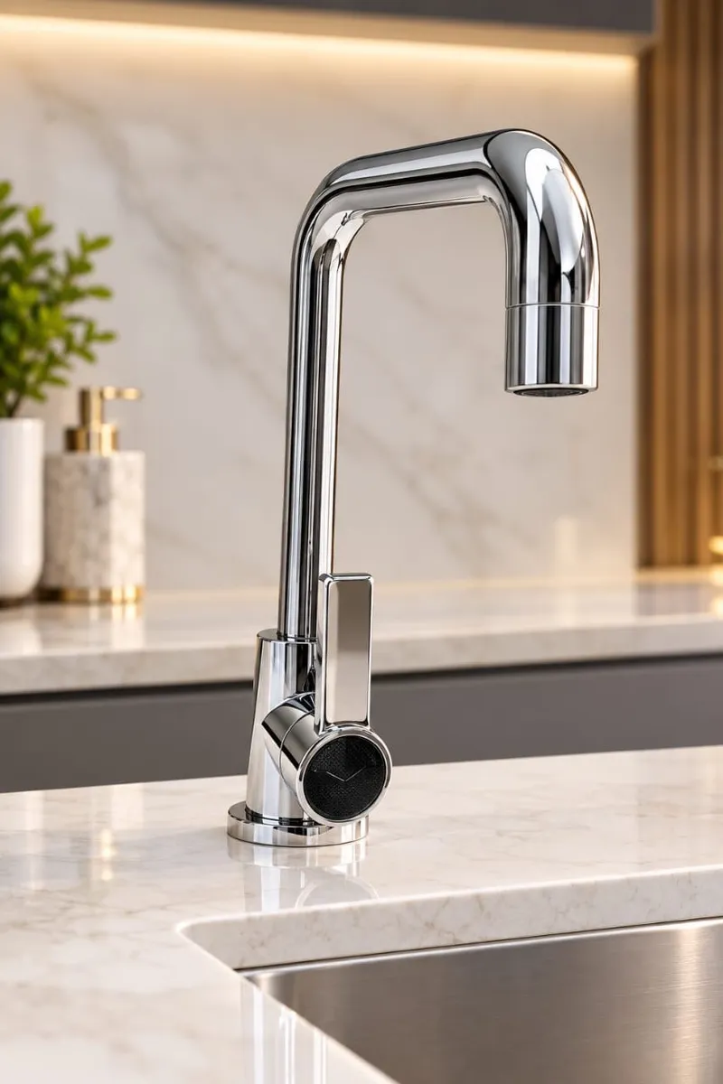 Zinc Sink Mixer - Chrome 