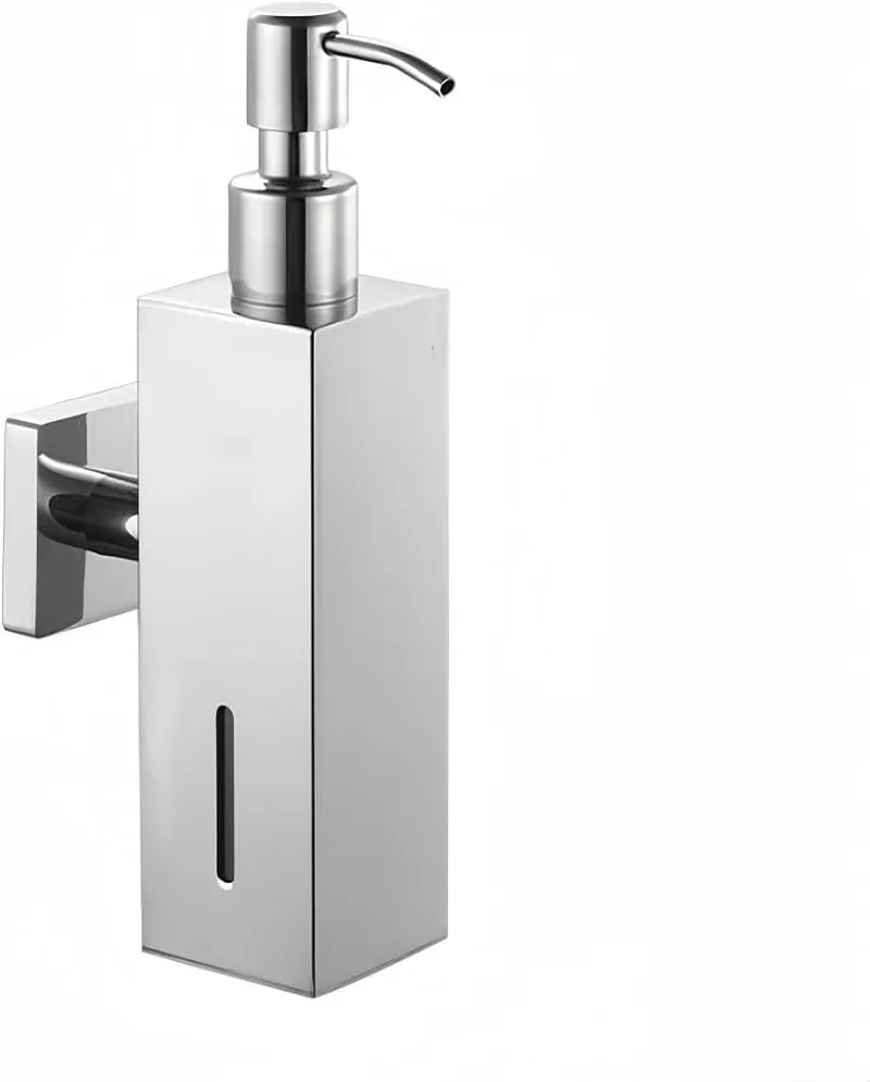 Stainless Steel Soap Dispenser — Silver