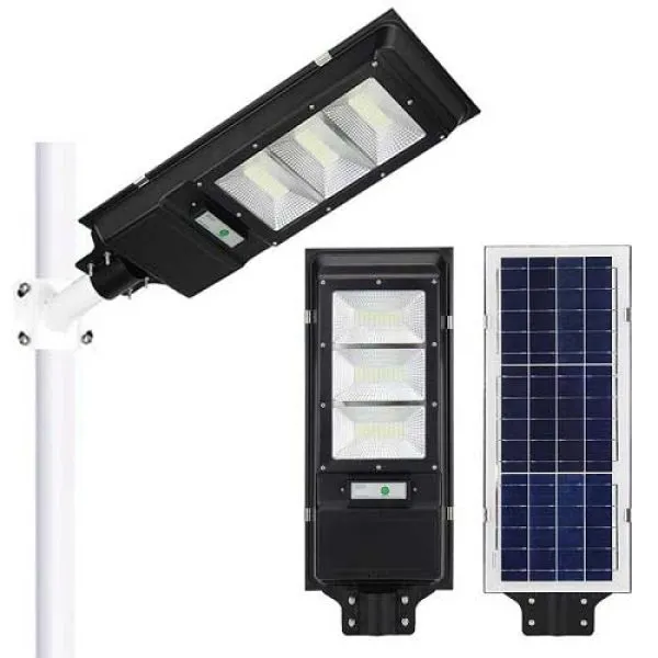Solar Street Lamp With Pole Attachment — 300W