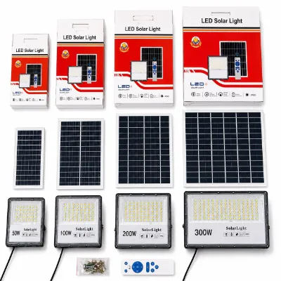 Solar Flood Light With Panel