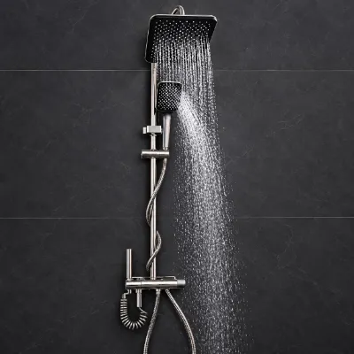 Aluminum Shower Set - Grey
