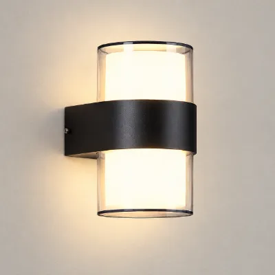 Black Centre Wall Light