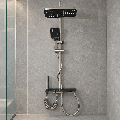 Modern Shower Sets - Black Face Shower Set
