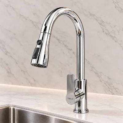 Spray Head Sink Mixer - Chrome