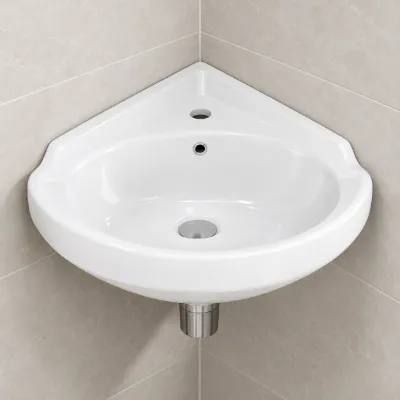 Corner Wash Basin - 16 × 16